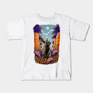 Rabbit in Wonderland Kids T-Shirt